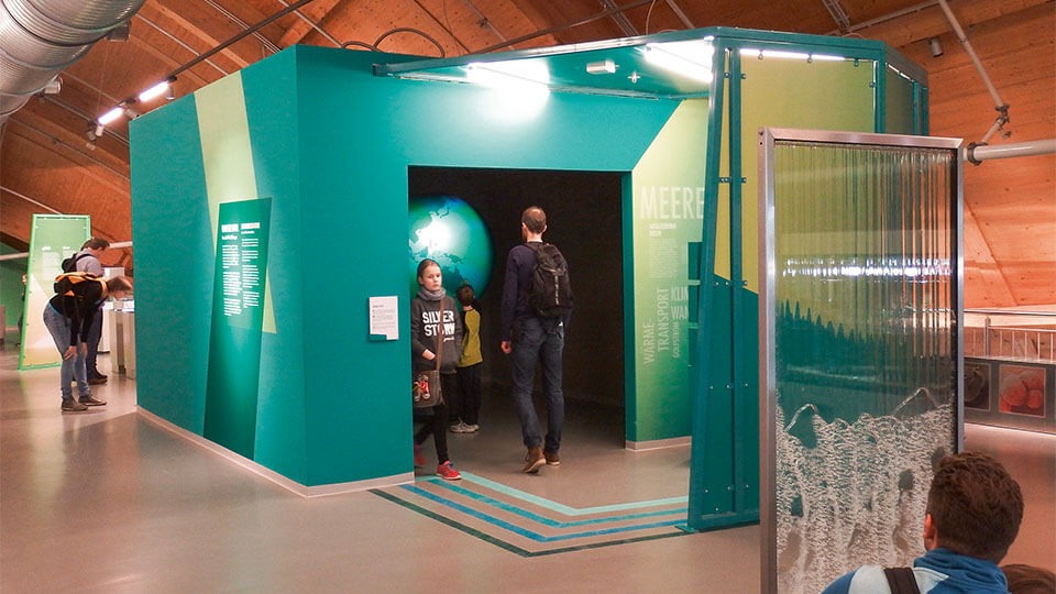 RiBox Raumzelle in einer Ausstellung